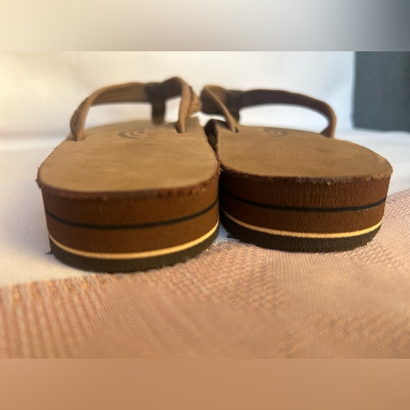 The Willow Double Layer Arch Support Premier Leather Rainbow Sandals - Picture 4 of 9